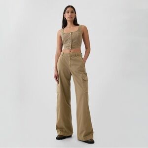 NWT‎ GAP Mid Rise Baggy Cargo Pants